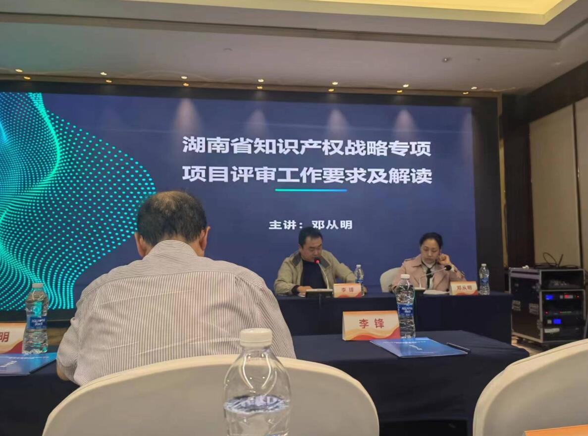 2023年湖南省知识产权领域专家业务交流培训班